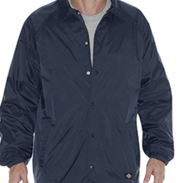 Unisex Snap Front Nylon Jacket Thumbnail