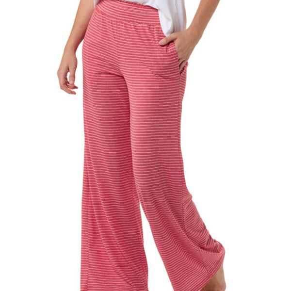 Ladies' Evelyn Stripe Wide Leg Pant Thumbnail