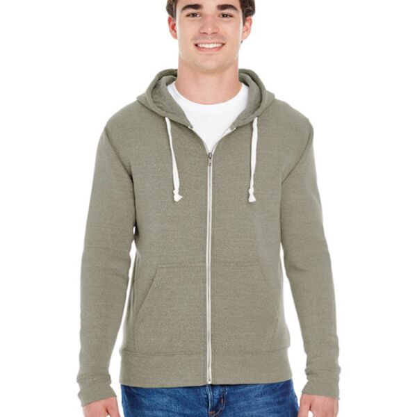Triblend Full-Zip Fleece Hood Thumbnail