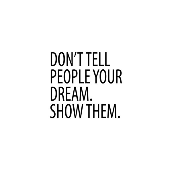 Dont Tell People Your Dream Thumbnail