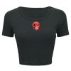 Ladies' Poly-Cotton Crop T-Shirt Thumbnail