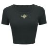 Ladies' Poly-Cotton Crop T-Shirt Thumbnail