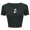 Ladies' Poly-Cotton Crop T-Shirt Thumbnail