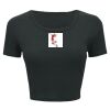 Ladies' Poly-Cotton Crop T-Shirt Thumbnail