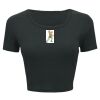 Ladies' Poly-Cotton Crop T-Shirt Thumbnail