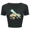 Ladies' Poly-Cotton Crop T-Shirt Thumbnail
