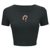 Ladies' Poly-Cotton Crop T-Shirt Thumbnail