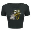 Ladies' Poly-Cotton Crop T-Shirt Thumbnail