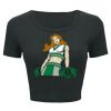 Ladies' Poly-Cotton Crop T-Shirt Thumbnail