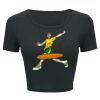Ladies' Poly-Cotton Crop T-Shirt Thumbnail
