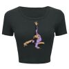 Ladies' Poly-Cotton Crop T-Shirt Thumbnail