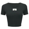 Ladies' Poly-Cotton Crop T-Shirt Thumbnail