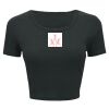 Ladies' Poly-Cotton Crop T-Shirt Thumbnail