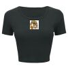 Ladies' Poly-Cotton Crop T-Shirt Thumbnail