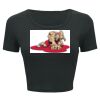 Ladies' Poly-Cotton Crop T-Shirt Thumbnail