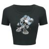 Ladies' Poly-Cotton Crop T-Shirt Thumbnail