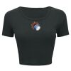 Ladies' Poly-Cotton Crop T-Shirt Thumbnail