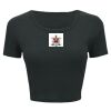 Ladies' Poly-Cotton Crop T-Shirt Thumbnail