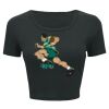Ladies' Poly-Cotton Crop T-Shirt Thumbnail