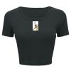 Ladies' Poly-Cotton Crop T-Shirt Thumbnail
