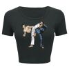 Ladies' Poly-Cotton Crop T-Shirt Thumbnail