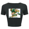 Ladies' Poly-Cotton Crop T-Shirt Thumbnail