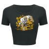 Ladies' Poly-Cotton Crop T-Shirt Thumbnail