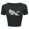 Ladies' Poly-Cotton Crop T-Shirt Thumbnail