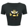 Ladies' Poly-Cotton Crop T-Shirt Thumbnail