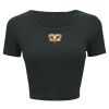 Ladies' Poly-Cotton Crop T-Shirt Thumbnail