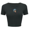 Ladies' Poly-Cotton Crop T-Shirt Thumbnail