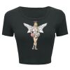 Ladies' Poly-Cotton Crop T-Shirt Thumbnail