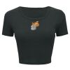 Ladies' Poly-Cotton Crop T-Shirt Thumbnail