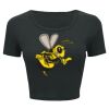 Ladies' Poly-Cotton Crop T-Shirt Thumbnail