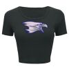 Ladies' Poly-Cotton Crop T-Shirt Thumbnail