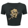 Ladies' Poly-Cotton Crop T-Shirt Thumbnail