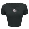Ladies' Poly-Cotton Crop T-Shirt Thumbnail