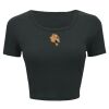 Ladies' Poly-Cotton Crop T-Shirt Thumbnail