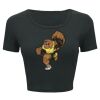 Ladies' Poly-Cotton Crop T-Shirt Thumbnail