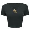 Ladies' Poly-Cotton Crop T-Shirt Thumbnail