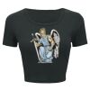 Ladies' Poly-Cotton Crop T-Shirt Thumbnail