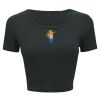 Ladies' Poly-Cotton Crop T-Shirt Thumbnail