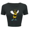 Ladies' Poly-Cotton Crop T-Shirt Thumbnail