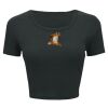 Ladies' Poly-Cotton Crop T-Shirt Thumbnail