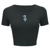 Ladies' Poly-Cotton Crop T-Shirt Thumbnail