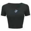 Ladies' Poly-Cotton Crop T-Shirt Thumbnail