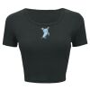 Ladies' Poly-Cotton Crop T-Shirt Thumbnail
