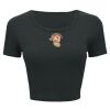 Ladies' Poly-Cotton Crop T-Shirt Thumbnail