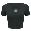 Ladies' Poly-Cotton Crop T-Shirt Thumbnail