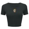 Ladies' Poly-Cotton Crop T-Shirt Thumbnail